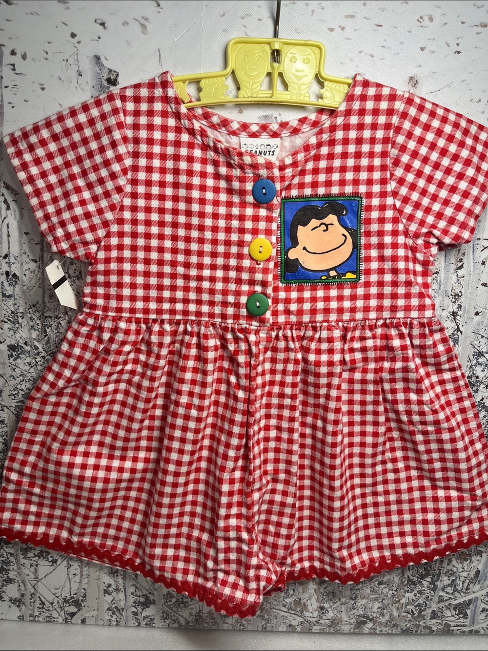 Vintage Peanuts Romper Lucy Sz 3T